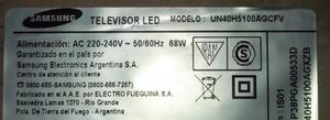 Placa Main De Led Samsung Un40hagcfv