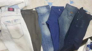 Vendo lote de 6 pantalones de marca