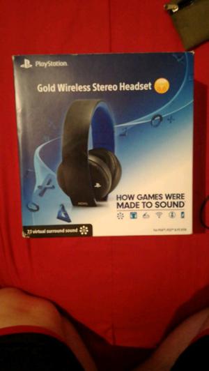 Auriculares sony gold headset