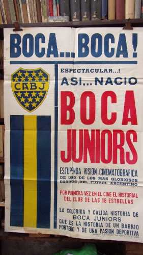 Boca Juniors Visión Cinematográfica. Afiche Cine Original