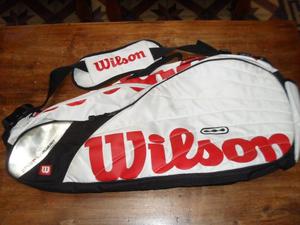 Bolso Raquetero Wilson Thermo Guard Blanco