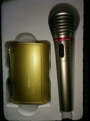 Microfono Sionika Inalámbrico Fm700