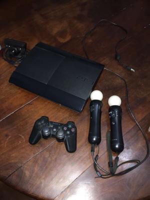 Ps3 + kit move + 15 juegos