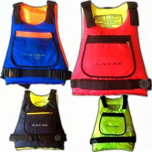 Salvavidas Deportivo Kayak Con Bolsillo Portaobjetos Colores