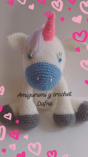 Unicornio Amigurumi pony