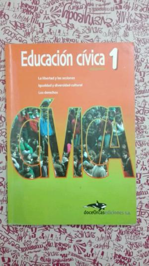 Educacion civica 1, ed. Doce orcas