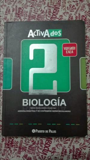 Libro Activados 2 biologia (caba), ed. Puerto de palos.