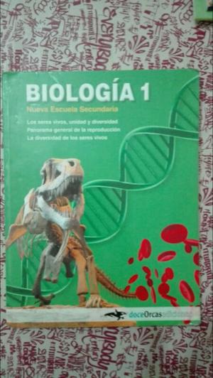 Libro de Biologia 1, Nueva Escuela Secundaria. Editorial