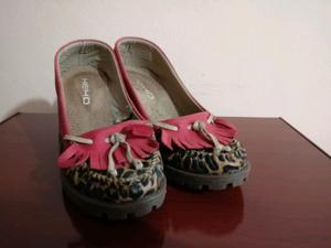 Mocasin taco chino animal print