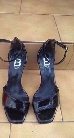 Zapatos/sandalias De Vestir Negras Nª 35