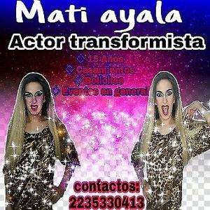 Actor transformista y humorista