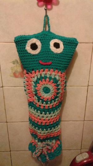 Bolsa Guarda Todo en Crochet