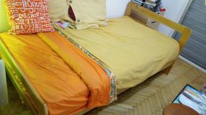 Cama plaza y media + colchon