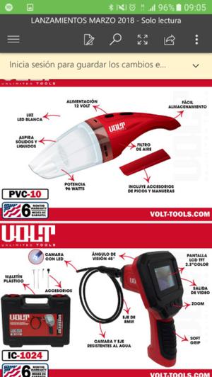 Camara De Inspección Boroscopio + Aspiradora portatil VOLT