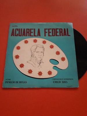 Disco Long Play de Acuarela Federal