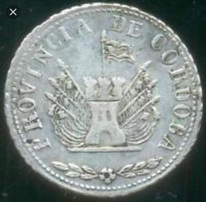 Moneda de 4 reales de la Confederacion de 