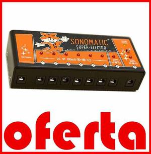 Sonomatic Sonobox Super Electro Fuente 8 Pedales Gtía 5