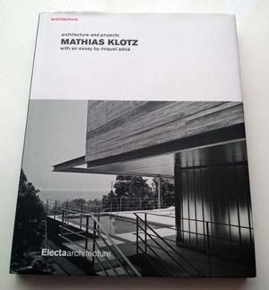 Libro Arquitectura Mathias Klotz, Usado