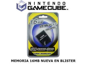 Memoria Memory Nintendo Wii Gamecube 16mb 251 Bloques
