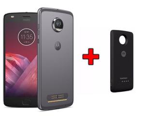 Motorola Moto Z2 Play 64gb + Mod Batería Extra Caja Sellada