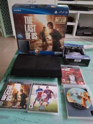 Ps3 De 500 Gb + Joestick + 4 Juegos