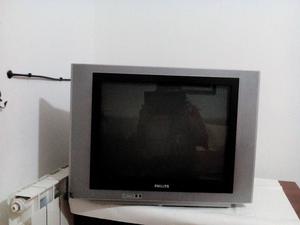 TV. 21" PILIPHS tradicional c/remoto pantalla plana