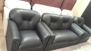 vendo sillon 2 plazas nuevo color crema claro