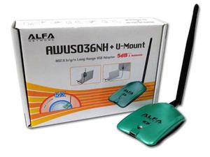 Alfa Awus036nh Original Receptor Wifi mw High Power