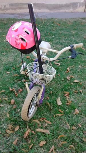 Bicicleta nena VAIRO + casco + inflador.