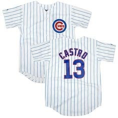 Casaca Baseball Chicago Cubs Majestic Castro #13 Baseball