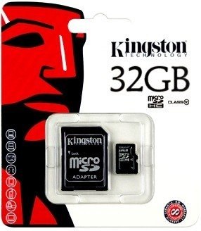 Memoria Micro Sd 32gb Clase 10 Kingston + Adapt. - Pinamar