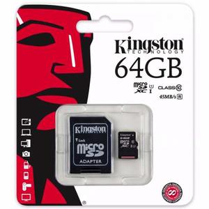Memoria Micro Sd Xc 64 Gb Kingston O Adata Clase 10 Garantia