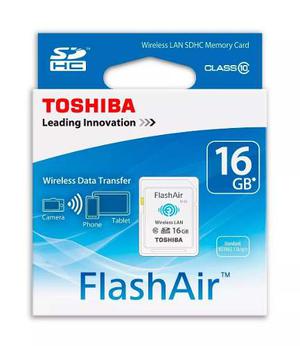 Memoria Sd 16gb Clase 10 Wifi Toshiba Flashair Sd-f08air03