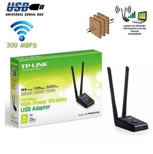 Placa Usb Wifi Tp-link Tl-wnnd 300mb Alta Potencia