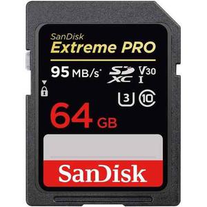 Sandisk Extreme Pro 64gb 95mb/s Sdxc Clase 10 V30 U3