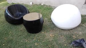 Sillones de jardin de fibra