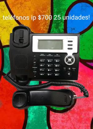 Teléfonos ip tengo 25 unidades $700c/u