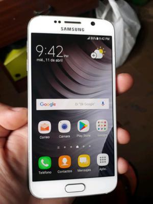 Vendo Samsung S6 Impecable Libre 32gb huella
