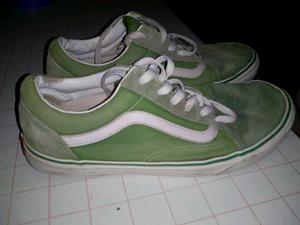 Zapatillas Vans verdes