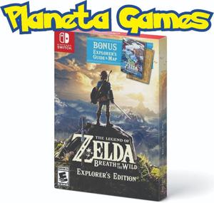 Zelda Breath of The Wild Explorer Edition Nintendo Switch
