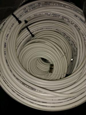 cable coaxil 15 mts armado.