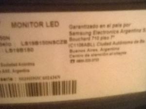 monitor led 17" buen estado