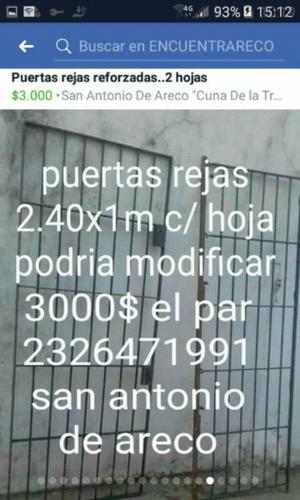 puertas rejas de hierro