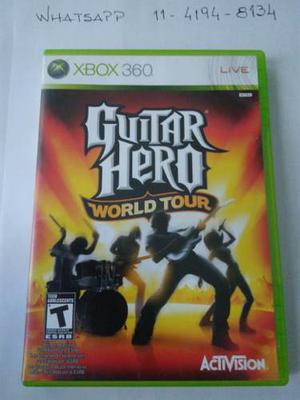 Juego Xbox 360 Guitar Hero World Tour Excelente Estado