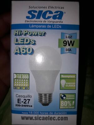 Lamparas led sica 3 por $150 tel 