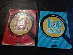 Libros de inglés top secret los dos $180