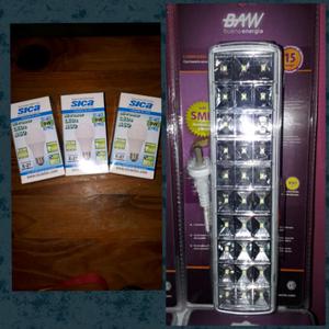 Luz led de emergencia $450/luz led sica 3 por $150 consultas