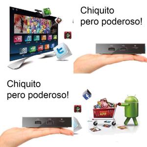 SMART TV box convierte cualquier Tv a Smart sistema android