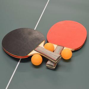 Set 2 Paletas Ping Pong + 3 Pelotas, Tenis De Mesa