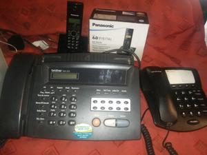 Teléfono fax andando con identificador de llamadas